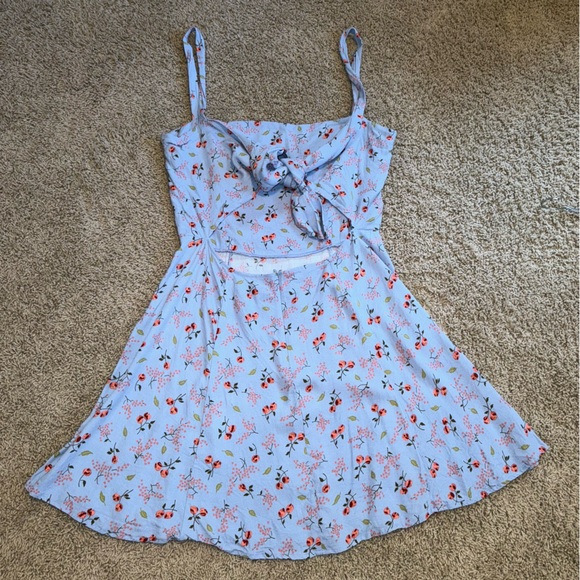 Reformation Abby Tie-Back Mini Dress - Picture 3 of 16